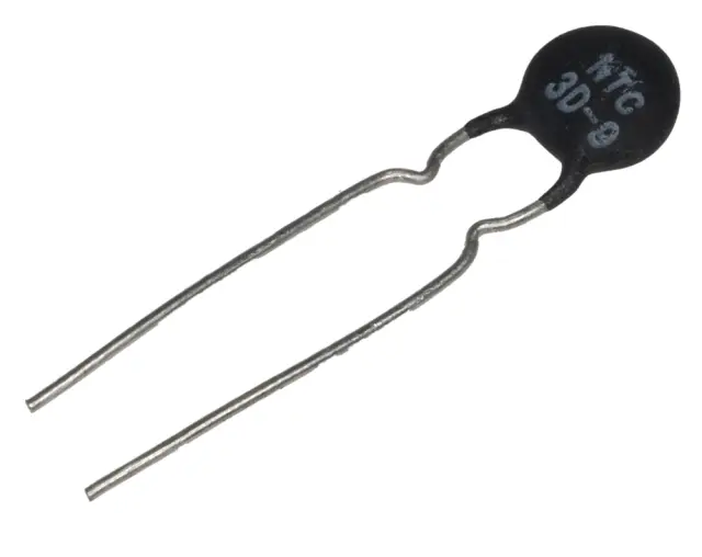 NTC 3D-9, 3Ω/25°C, 0.7A, Fi=9mm — šifra 17529 | Kelco