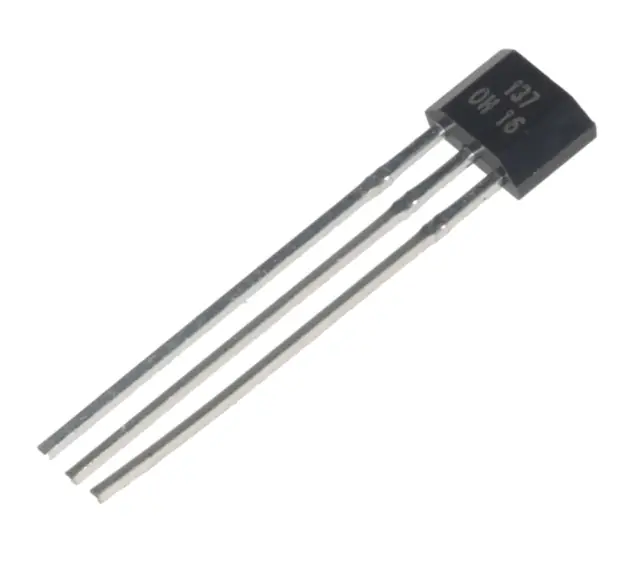 Hall Effect Sensor, 4.5-24V DC, 25mA, -40...+85°C, TO-92 — šifra 17610 | Kelco