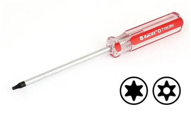 Odvrtka, namagnetisan vrh, TORX, T10 — šifra 17650 | Kelco
