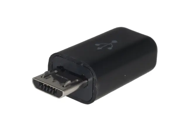 Muški, Micro-USB konektor, tip B, crni — šifra 17673 | Kelco