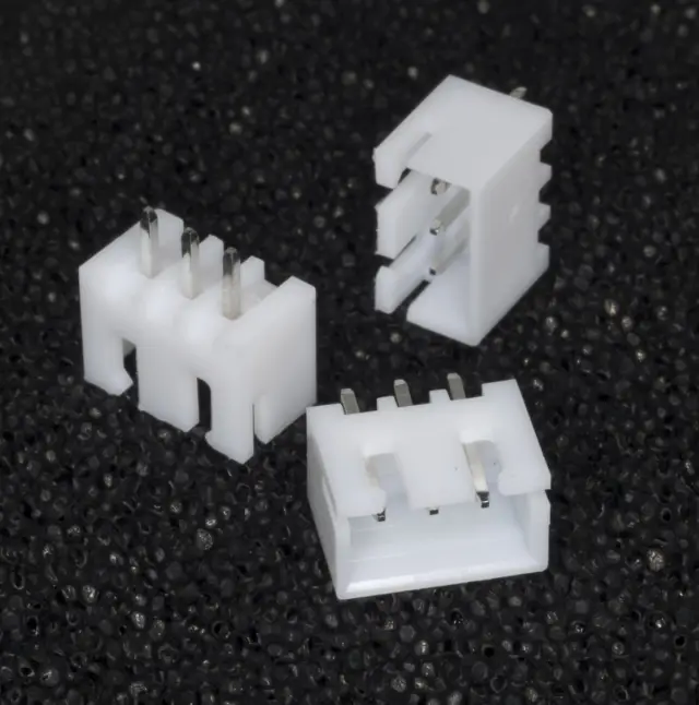 Konektor, XH2.54, muški, za PCB, 3-pina, 180°, RM2.54mm, 250V/3A AC/DC — šifra 17691 | Kelco