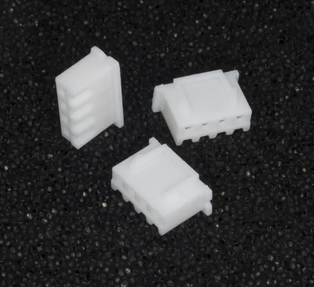 Konektor, XH2.54, ženski, za kabl, 4-pina, RM2.54mm, 250V/3A AC/DC, za žicu 0.25-0.76mm² (AWG30-22) — šifra 17696 | Kelco