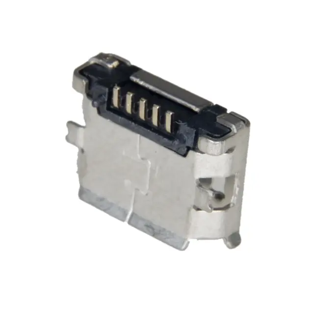 Ženski, Micro USB konektor, petopolni, pod uglom od 90°, SMD — šifra 17709 | Kelco — slika 3