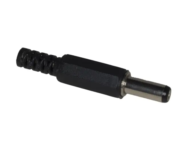 Muški, za jednosmerna napajanja, 5.5mm x 2.5mm, sa uvodnikom za kabl — šifra 17967 | Kelco