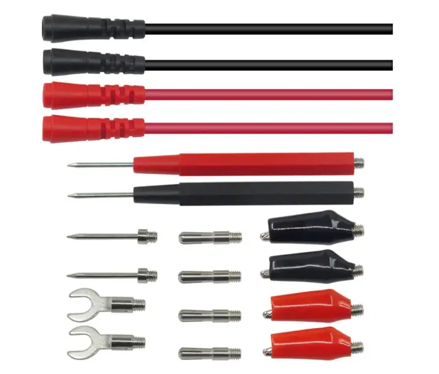 Set kablova za multimetar, 90cm, sa nastavcima — šifra 18024 | Kelco