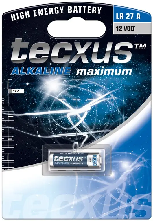 Baterija, AAAA/LR27/A27, alkalna, 12V, 26mAh — šifra 18040 | Kelco