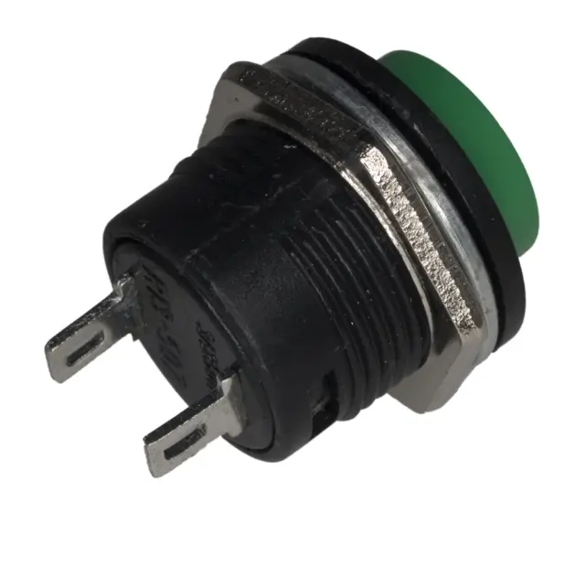 Taster, R13-507, zeleni, 16mm prečnik, 6A/125VAC / 3A/250VAC — šifra 18054 | Kelco — slika 2