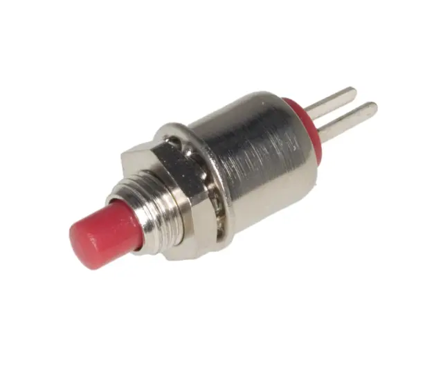 Taster, crveni, 5mm, 0.5A/125VAC — šifra 18154 | Kelco