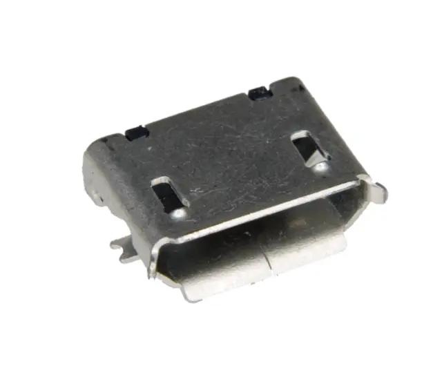 Ženski, Micro USB konektor, petopolni, pod uglom od 90°, SMD — šifra 18176 | Kelco