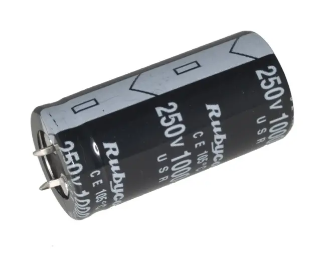 Elko, stojeći (RAD), 105°C, 1000µF, 250V, 35X45mm, RM10, HE2E108M30045HA, Samhwa — šifra 18205 | Kelco