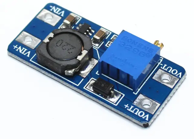 DC/DC konvertor, MT3608, Step Up Power Module, 2A, In=2-24V, Out=5-28V — šifra 18209 | Kelco
