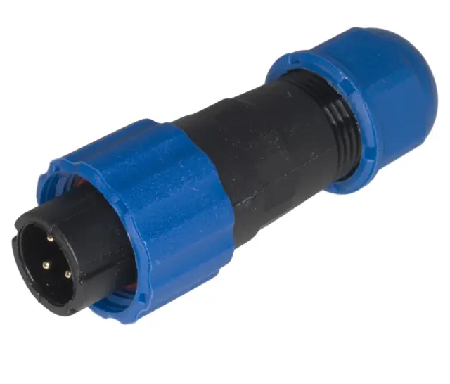 Konektor, muški, SP13, za kabl, 3-pina, 13A/250V — šifra 18212 | Kelco