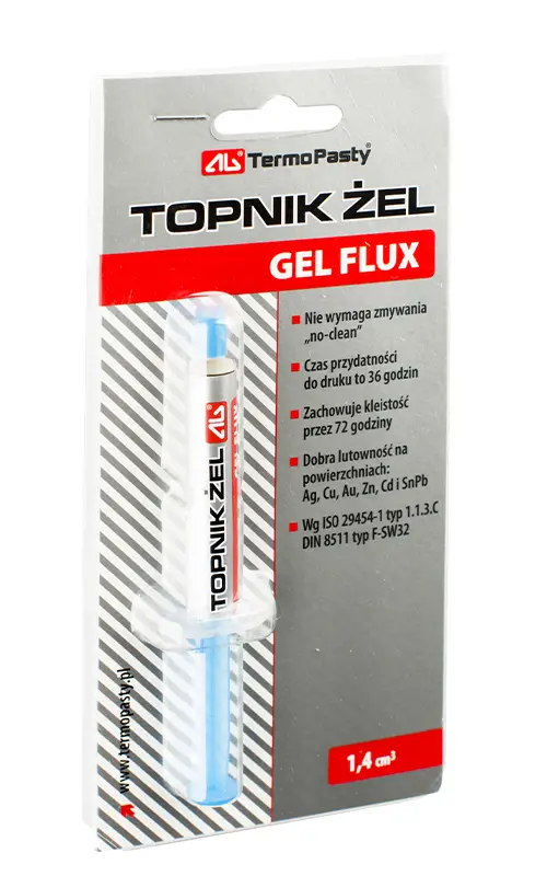 Flux u gelu, za SMD, 60 grama, za SMD lemljenje, bez naknadnog čišćenja, RMA 1.1.2/3 A — šifra 18369 | Kelco