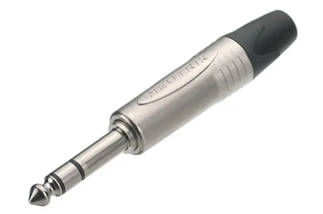 Muški, 6.35mm, stereo, metalni, NP3X, Neutrik — šifra 18416 | Kelco