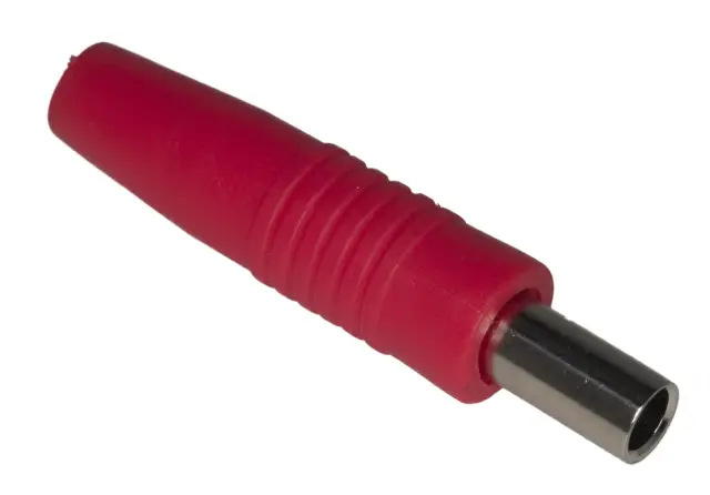 Buksna, 4mm, crvena, za montažu na kabl — šifra 18426 | Kelco