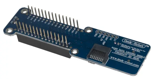 Arduino NANO compatible Data logging Shield, with SD card, RTC, — šifra 18558 | Kelco — slika 2