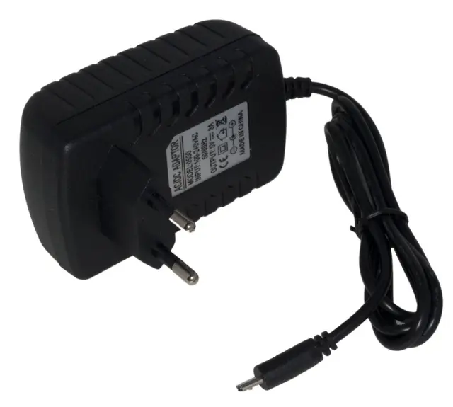 Adapter, 100-240VAC na 5VDC, 3000mA, USB micro konektor — šifra 18559 | Kelco
