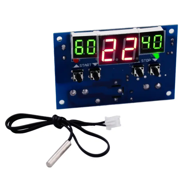 W1401 Thermostat Intelligent Digital Led Display Module, Thermostat Temperature Controller, 12VDC — šifra 18605 | Kelco