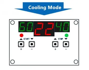 W1401 Thermostat Intelligent Digital Led Display Module, Thermostat Temperature Controller, 12VDC — šifra 18605 | Kelco — slika 3