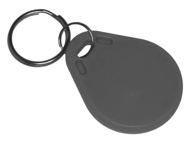 RFID privezak, 13.56MHz, M1/s50 kompatibilan, sivi — šifra 18611 | Kelco