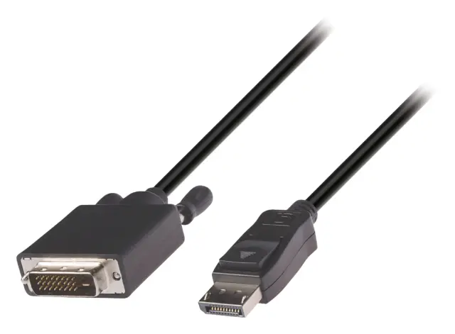 Kabl, muški DISPLAY PORT na muški DVI-D 24+1, 2 metra, 1080p@60Hz/1600x1200 — šifra 18617 | Kelco