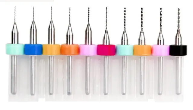 Set BFHM burgija, 0.1mm - 1.0mm, 10 komada — šifra 18664 | Kelco
