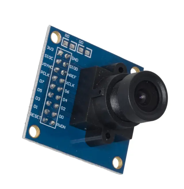 OV7670, 0.3Mpixels, VGA Camera Module, 640x480, F1.8/6mm lens, 3.3V — šifra 18681 | Kelco
