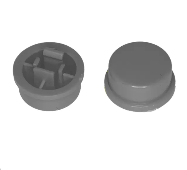 Siva kapa 12.8x5.7mm, za taster za print montažu, dimenzija 12x12mm — šifra 18740 | Kelco