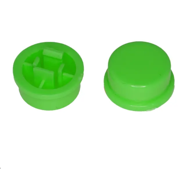 Zelena kapa 12.8x5.7mm, za taster za print montažu, dimenzija 12x12mm — šifra 18741 | Kelco