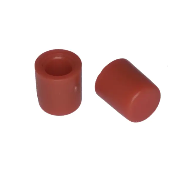 Crvena cilindrična kapa 6x6.2mm, za taster za print montažu, dimenzija 6x6mm — šifra 18753 | Kelco