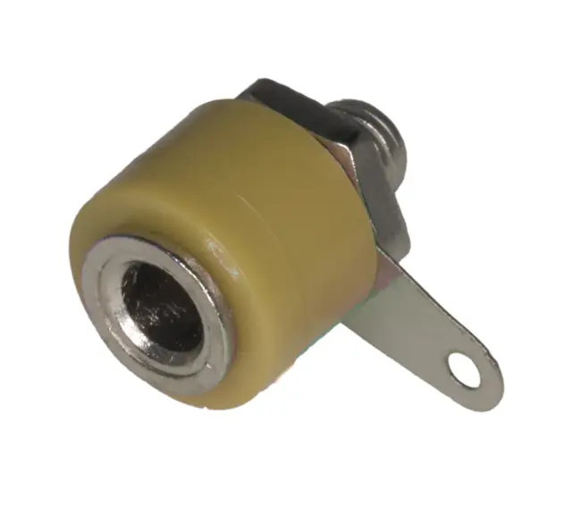 Buksna, EL04, 4mm, žuta, 6A — šifra 18823 | Kelco