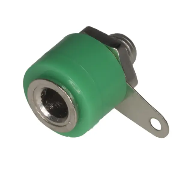 Buksna, EL04, 4mm, zelena, 6A — šifra 18827 | Kelco