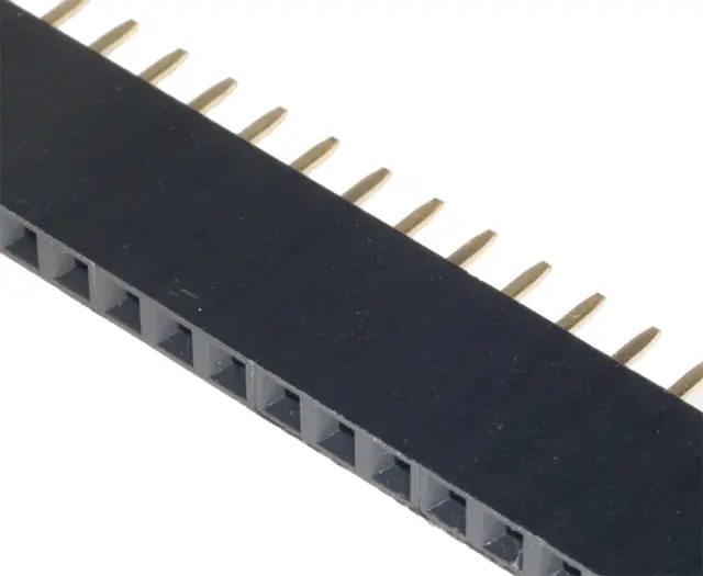 Letvica, Box contact, 40 pina, H=8.5mm, raster 2.54mm — šifra 18882 | Kelco — slika 2