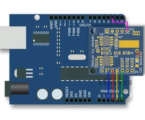 Real Time Clock RTC I2C DS1307 Module + 24C32 — šifra 18884 | Kelco — slika 3