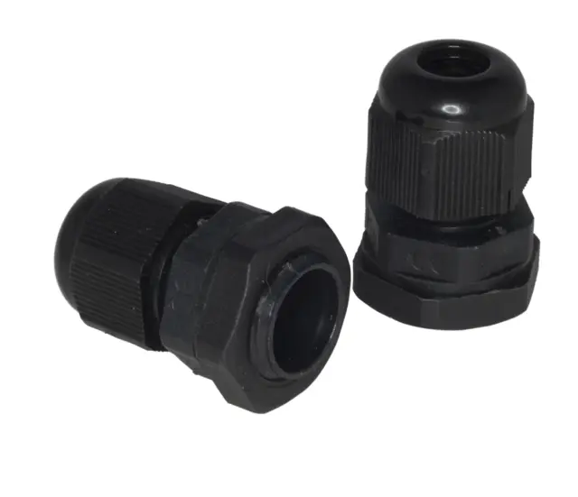 Uvodnik za kabl, PVC, montaža na kutiju, PG9, za kabl prečnika 4-8mm, crni — šifra 19149 | Kelco
