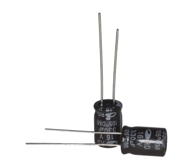 Elko, stojeći (RAD), 105°C, 330µF, 16V, Samwha 8X13mm — šifra 19636 | Kelco
