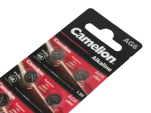 Baterija, 1.55V, dugmasta, alkalna, 30mAh, 9.5x2.15mm, AG6, 370,371, LR69, LR920, LR921, SR92,Maxell — šifra 19726 | Kelco