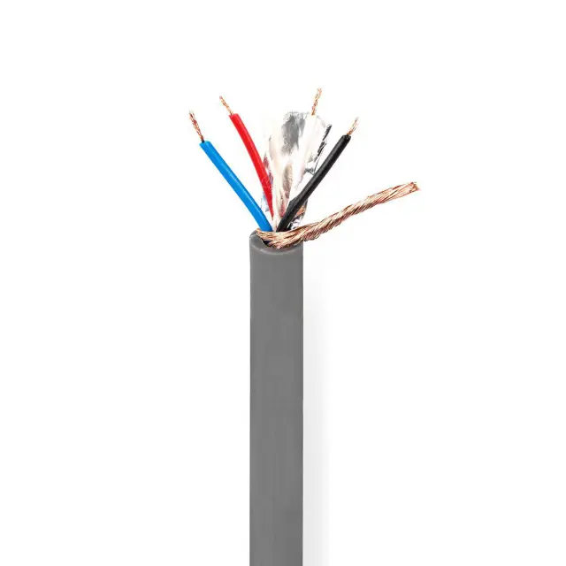 Provodnik, bakarni (OFC), DMX balansirani, 110Ω, 4 x 0.12mm², PVC omotač 6.5mm, ekstra savitljivi — šifra 19768 | Kelco