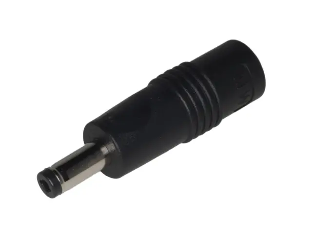 Adapter, za jednosmerno napajanje, ženski 5.5 x 2.1mm na muški 1.7 x 4.75mm, dužine 11mm, Meanwell — šifra 19779 | Kelco