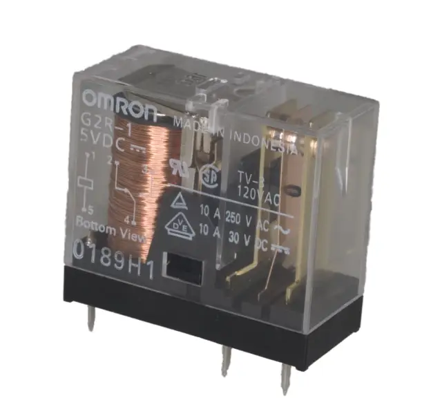 Relej, 1 X ON/OFF, SPDT, 10A, 5V, 47Ω, Omron — šifra 19794 | Kelco