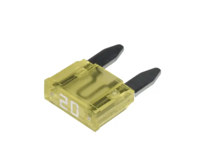 Automobilski osigurač, miniOTO, 20A, 32V, Žuta — šifra 19807 | Kelco