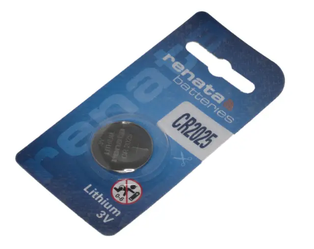 Baterija, Lithium Manganese Dioxide, dugmasta, 3V, 165mAh, 20x2.5mm, Renata, shelf life 10yr — šifra 19967 | Kelco