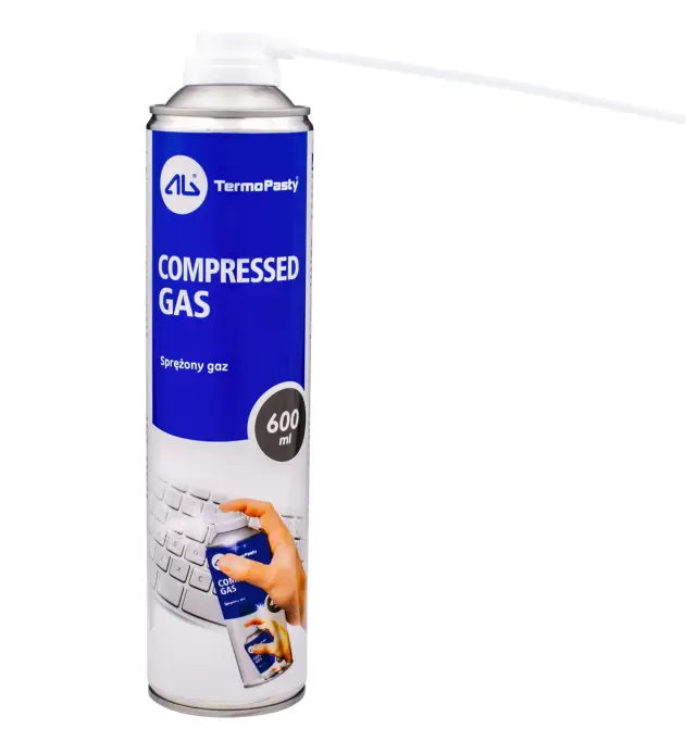 Sprej, komprimovani vazduh, 600 ml, AG Termopasty — šifra 19981 | Kelco