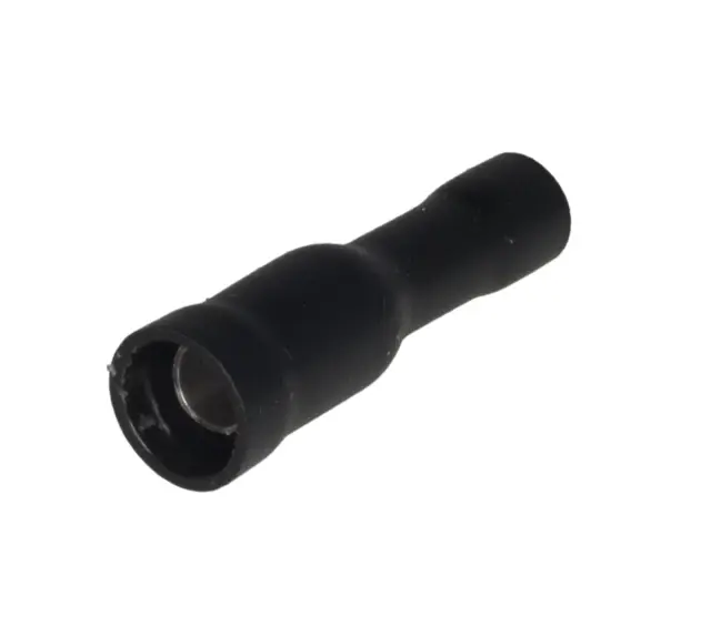 Flah, Bullet utičnica, crna, 4mm — šifra 19988 | Kelco