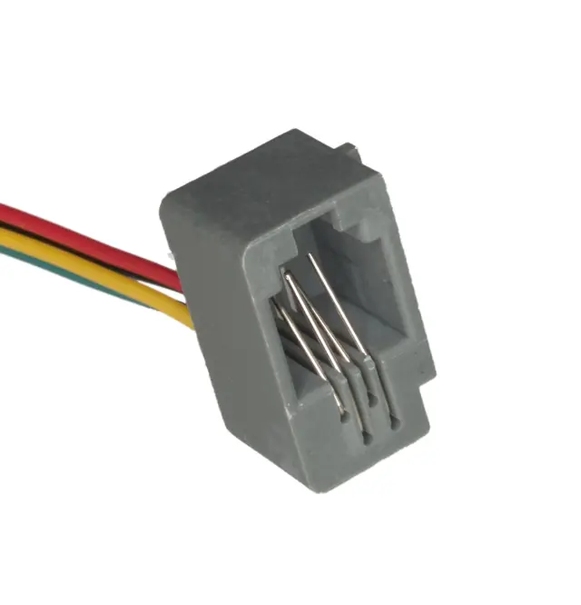 Ženski modularni, RJ9/RJ10, 4/4, za slušalicu sa žicama za vezu, RJ9 — šifra 20058 | Kelco — slika 2