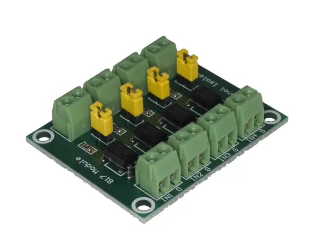 Optokaplerski izolacioni modul, četvorokanalni, 220VAC na 3-5V DC — šifra 20132 | Kelco