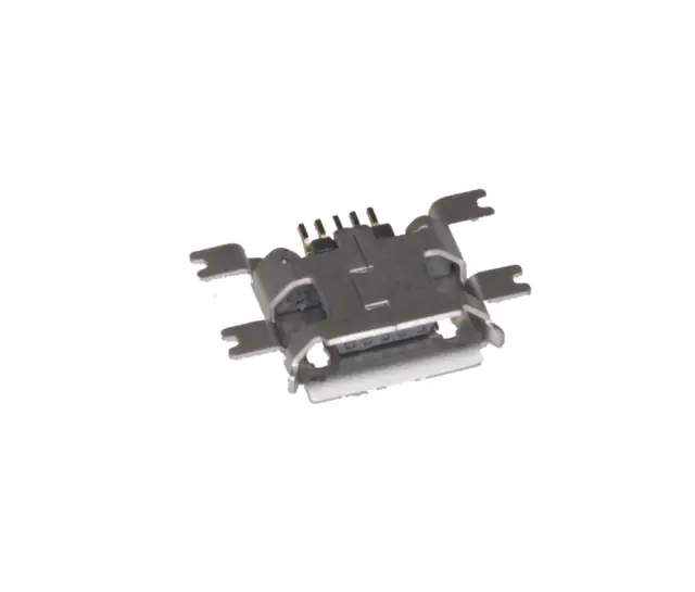 Ženski, Micro USB konektor, petopolni, pod uglom od 90°, SMD — šifra 20262 | Kelco