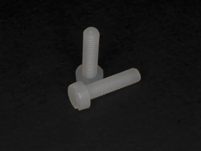 Vijak, ravni, poliamid PA6.6, DIN84, M4x16mm — šifra 20320 | Kelco
