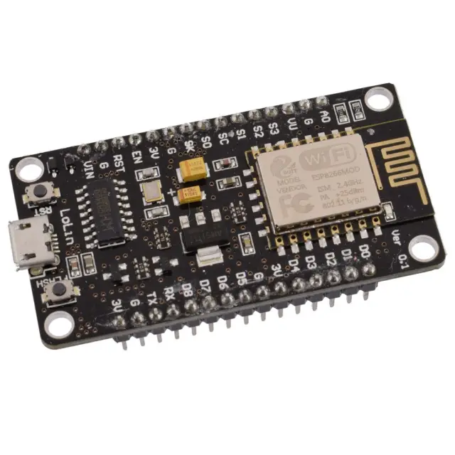 NodeMcu V3 Lua WIFI Internet of Things development board ESP8266, CH340G communication. RM28mm — šifra 20364 | Kelco