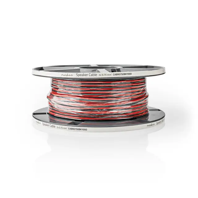 Provodnik za zvučnike, crveno-crni, 2 X 0.75mm², 100% bakarni provodnik — šifra 20367 | Kelco — slika 2